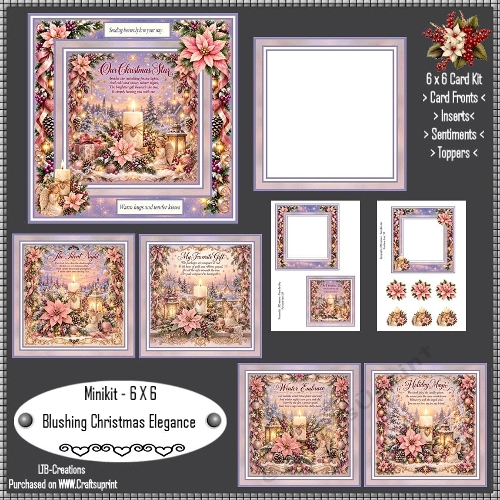 Minikit Blushing Christmas Elegance