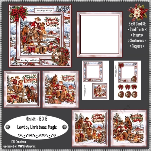 Minikit Cowboy Christmas Magic