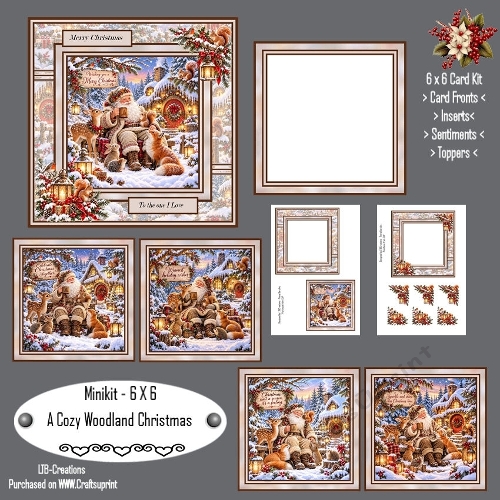 Minikit A Cozy Woodland Christmas