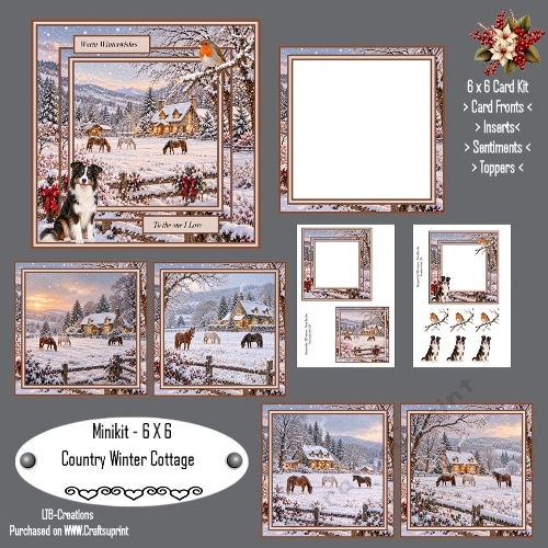 Minikit Country Winter Cottage