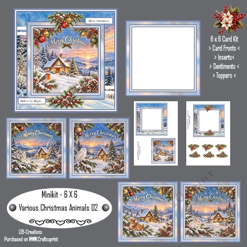 Minikit Various Christmas Animals 02