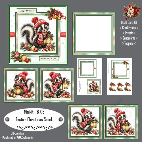 Minikit Festive Christmas Skunk