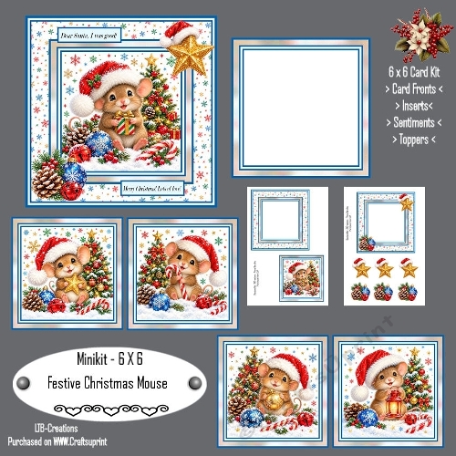 Minikit Festive Christmas Mouse