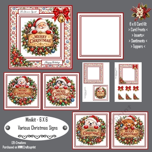 Minikit Various Christmas Signs