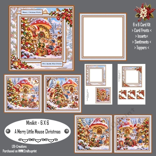 Minikit A Merry Little Mouse Christmas