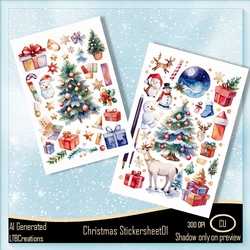 Christmas Sticker Sheet