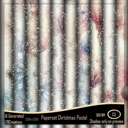 Paperset Christmas Pastel