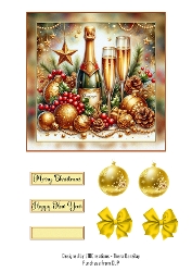 Merry Christmas Topper 02