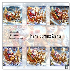 Here comes Santa