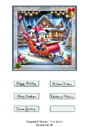Christmas in Disney Style01 Topper