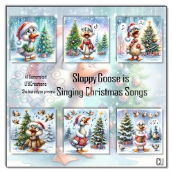Sloppy Goose is singing Christmassongs