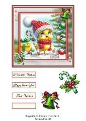 Christmas Wishes Cartoon04 Topper