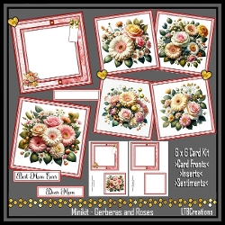 Minikit Gerberas and Roses