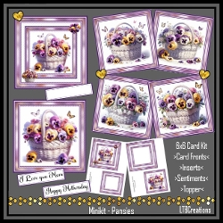 Minikit Pansies