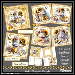 Minikit Sunflower Cupcake
