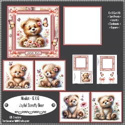 Minikit Joyful Scruffy Bear