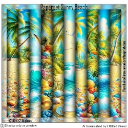 Paperset Sunny Beach 