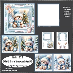 minikit Fluffy Bear in Winterwonderland