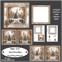 Minikit Snowy Wintervillage