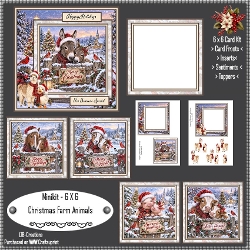 Minikit Christmas Farm Animals