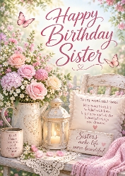 Birthday Sister Card