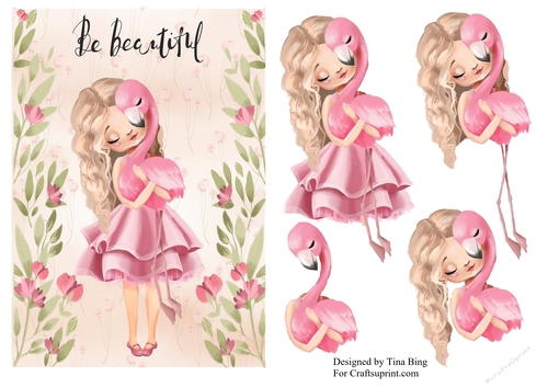 Flamingo Girl
