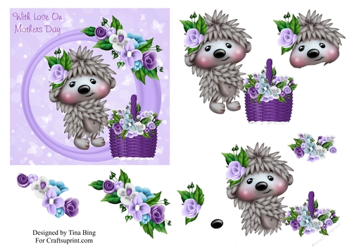 Hedgehog Mothers day