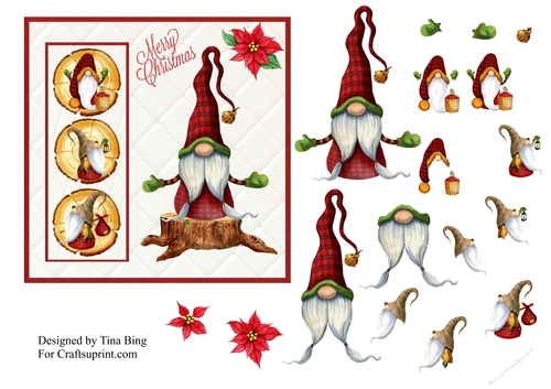 Wood gnomes Christmas