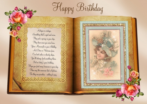 Vintage birthday