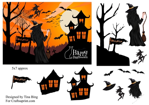 Halloween house on the hill