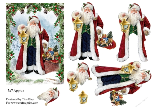 Santa and his toy sack