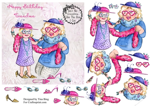 Dressing up with grandma
