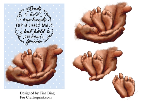 Father and son hands