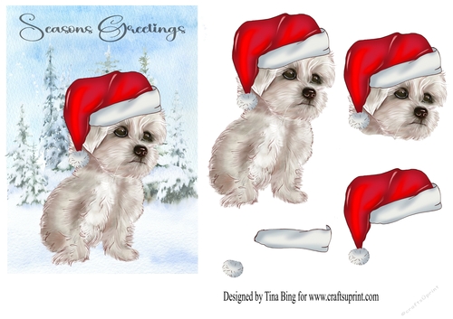 Christmas westie