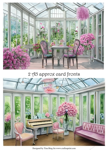 In the conservatory