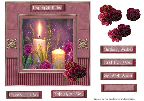 Birthday candles 6