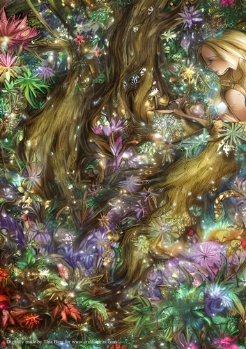 Mystical fairy woods