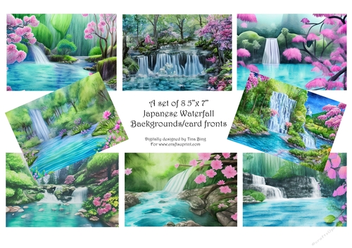 Japanese waterfalls set 1