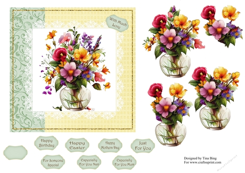 Bouquet vase 1