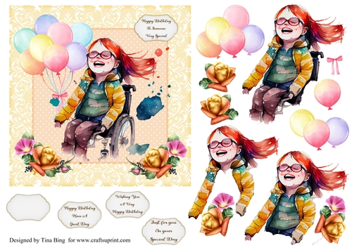 Girl Wheelchair Birthday 3