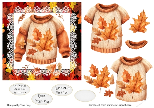Autumn Birthday Jumper