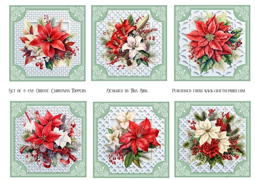 Box Poinsettias 