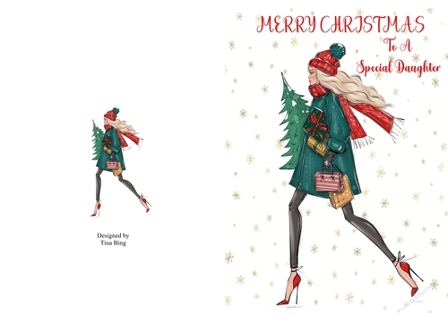Christmas Daughter card