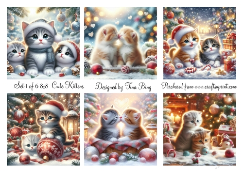 Cute Christmas kittens 1