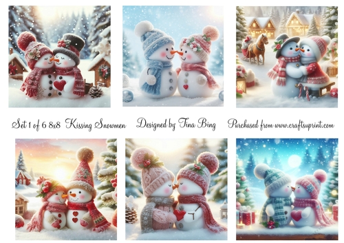 Kissing Snowmen