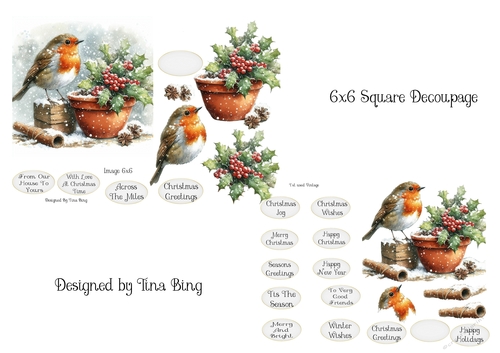 Robin on a pot