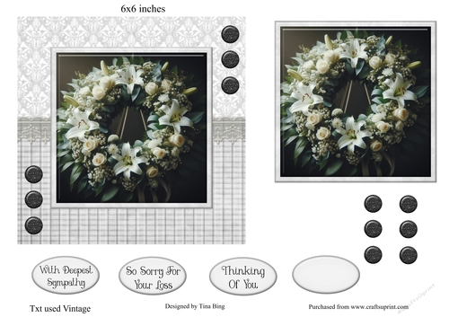 Sympathy wreath 3