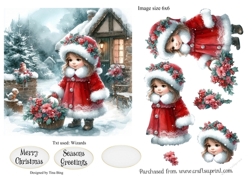 Christmas girl 1