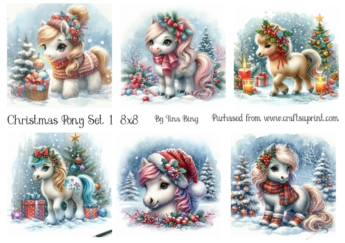 Christmas pony 1