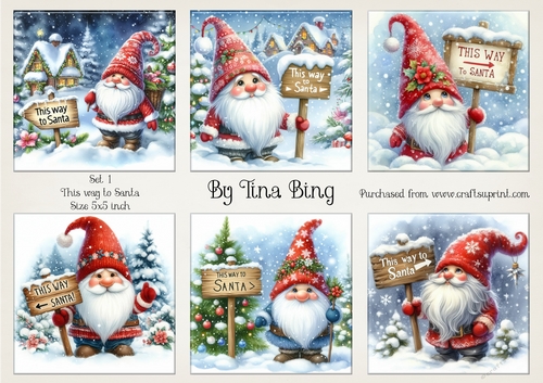 This way to Santa set 1